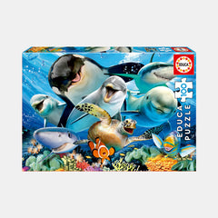 Educa Underwater Selfie (Kids Jigsaw Puzzle – 100 Pieces)
