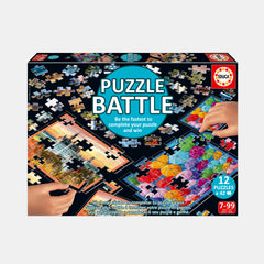 Educa Puzzle Battle – Travel (Kids Puzzle Game – 12 × 42 Pieces)