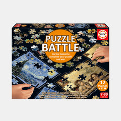 Educa Puzzle Battle – Art (Kids Puzzle Game – 12 × 42 Pieces)