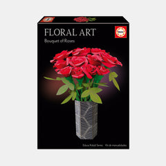 Educa Floral Art – Bouquet Of Roses (Creative Craft Kit)