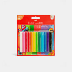 Faber‑Castell Modelling Clay- 200G (Set Of 12 × 16.5 G)
