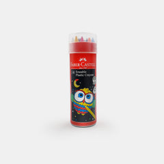 Faber‑Castell Plastic Crayons (12 Colours, 90Mm)