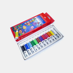 Faber‑Castell Tempera Paints, 9Ml Tubes- Set Of 12