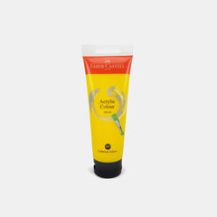Faber-Castell Acrylic Color 120Ml  Tube- Cadmium Yellow