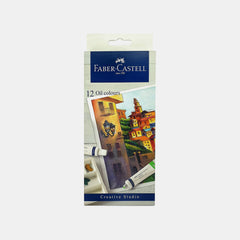 Faber‑Castell Creative Studio Oil Colours, 9 Ml Tubes (Set Of 12)