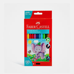 Faber‑Castell Jumbo Colour Pencils  With Sharpener ( 12 Colours)