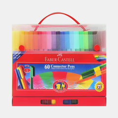 Faber‑Castell Connector Felt Pens (60 Colours- Storage Case)
