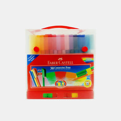 Faber‑Castell Connector Felt Pens (30 Colours- Storage Case)