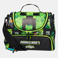 Minecraft Double Pocket Lunchbox With Strap