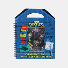 Besties Colouring Book With Reusable Stickers