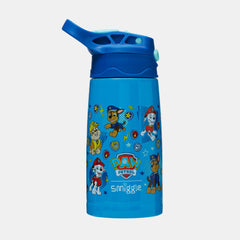 Paw Patrol Junior Insulated Stainless Steel Drink Bottle With Flip Spout 400Ml Mid Blue