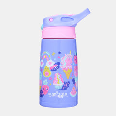Happy Tales Steel Junior Stainless Steel Flip Drink Bottle 400Ml