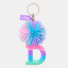Pastel Pom Pom Scented Alphabet Keyring
