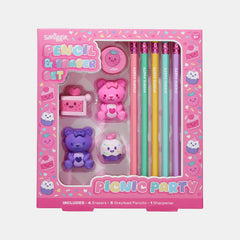 Super Speed Pencil & Eraser Set