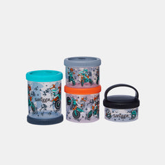 Adventurous Snack N Stack Containers X4