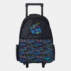 Bright Eyes Trolley Backpack With Light Up Wheels