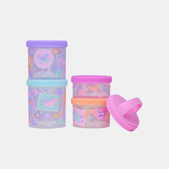 Little Journeys Snack N Stack Containers X4