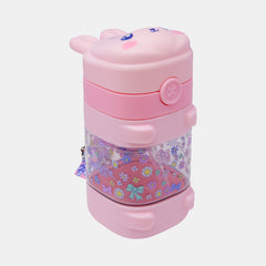 Playtime Teeny Tiny Plastic Character Drink Bottle With Strap 450Ml