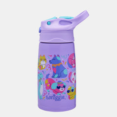 Playtime Junior Stainless Steel Flip Drink Bottle 400Ml