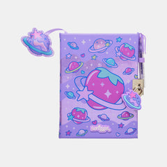 Cosmic Treats Mini Lockable Notebook