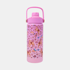 Wildflower Squiggle Insulated Stainless Steel Drink Bottle 550Ml