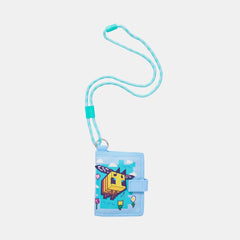 Minecraft Wallet With Cord Lanyard Light Blue