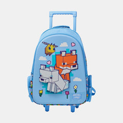 Minecraft Trolley Backpack With Light Up Wheels
