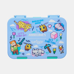 Minecraft Medium Bento Lunchbox Light Blue