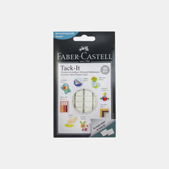 Faber‑Castell Tack‑It Reusable Adhesive, 50G- White (90 Pcs)