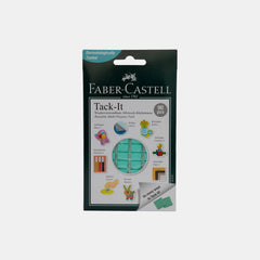 Faber‑Castell Tack‑It Reusable Adhesive, 50G- Green (90 Pcs)