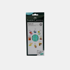 Faber‑Castell Tack‑It Reusable Adhesive, 75G- Green (120 Pcs)