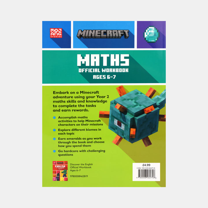 Minecraft Maths Ages 6-7 : Official Workbook – BORDERS