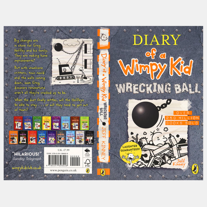 Wrecking Machine Books Diary Of A Wimpy Kid: Wrecking Ball (Book 14) – BORDERS