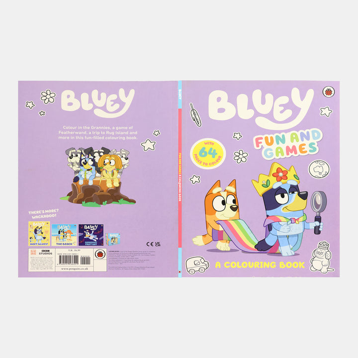 Bluey: Fun And Games: A Colouring Book – BORDERS