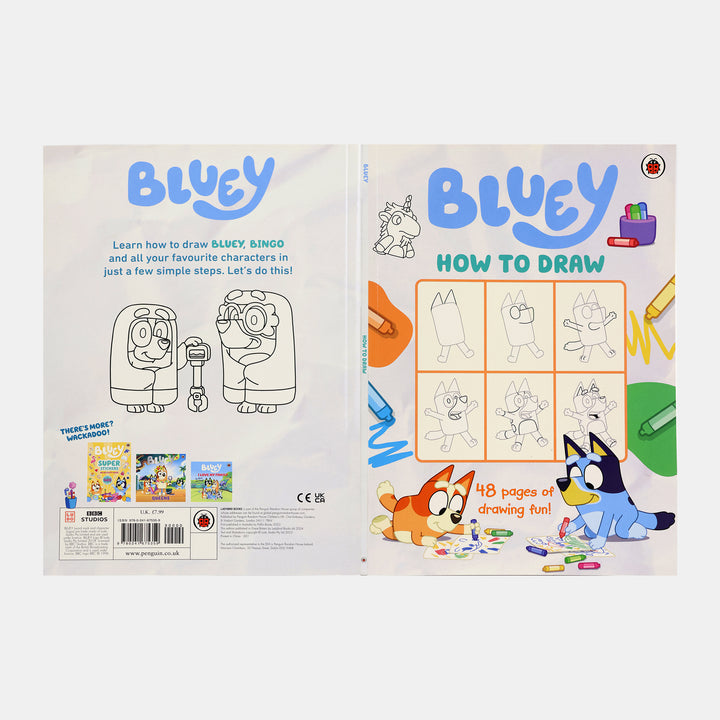 Bluey: How To Draw – BORDERS