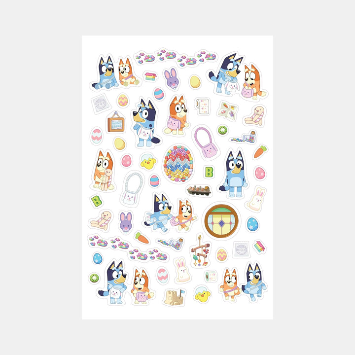 Bluey: Happy Easter! (A Sticker Colouring Book) – BORDERS