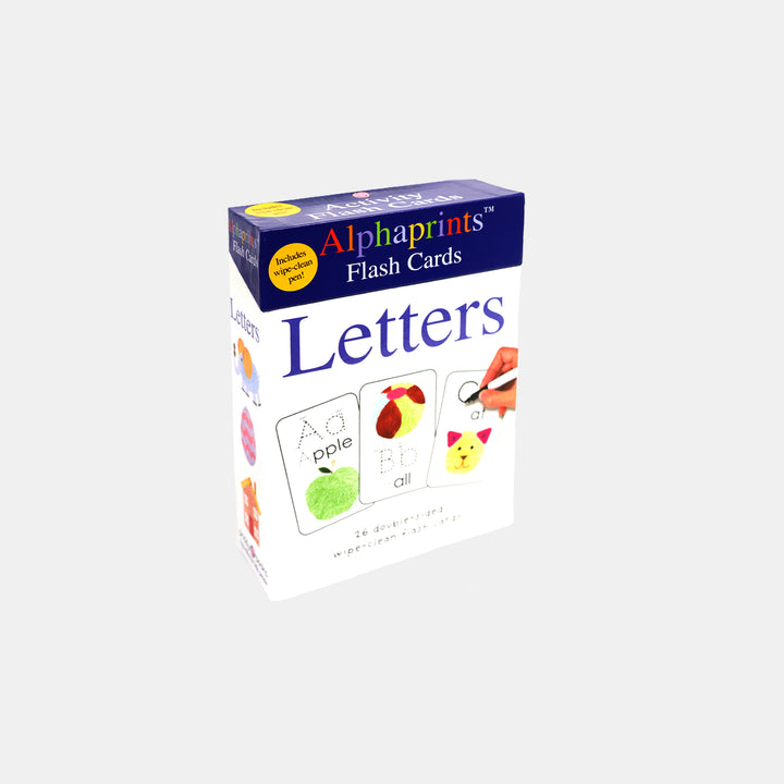 Alphaprints: Wipe Clean Flash Cards Letters – BORDERS