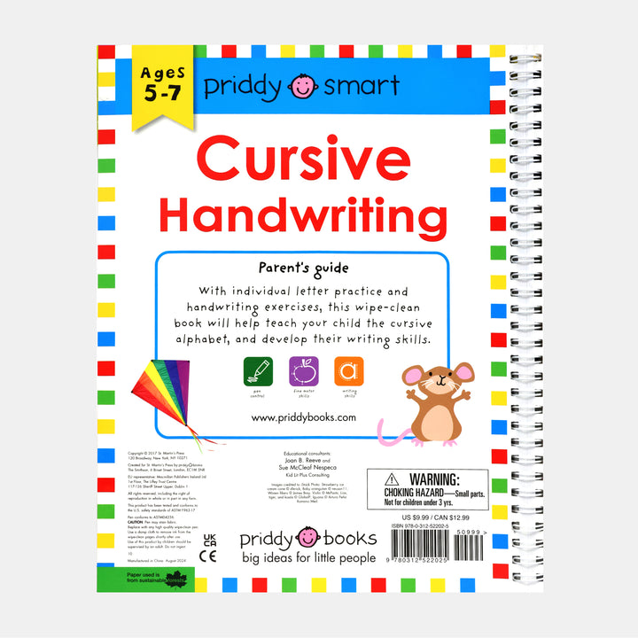 Wipe Clean Workbook: Cursive Handwriting – BORDERS