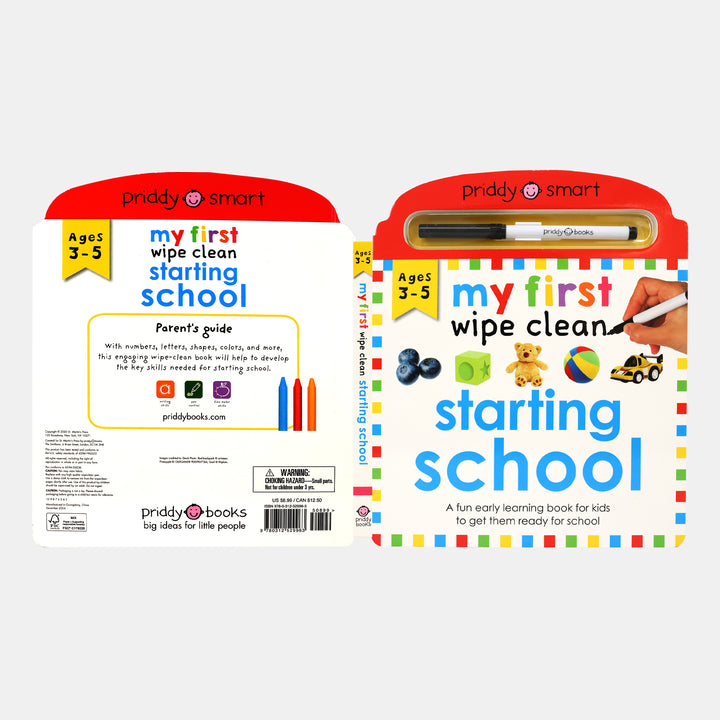 My First Wipe Clean Starting School – BORDERS