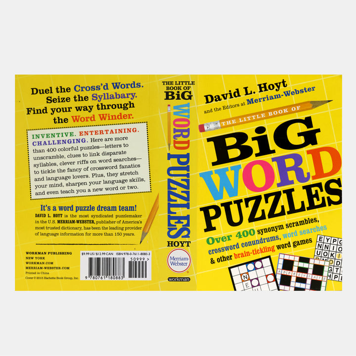 The Little Book Of Big Word Puzzles : Over 400 Synonym Scrambles, Cros ...