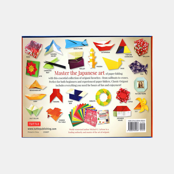 Classic Origami For Beginners Kit : 45 Easy-To-Fold Paper Models: Full ...