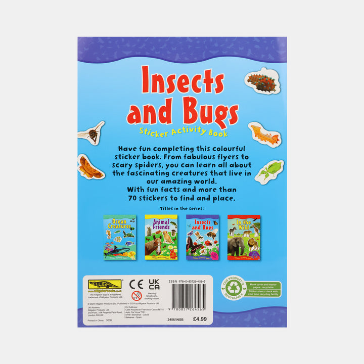Animal World: Insects & Bugs Sticker Activity Book – BORDERS