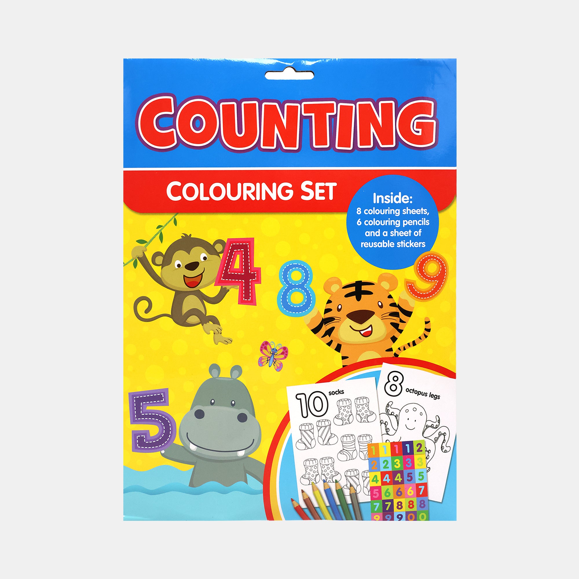 My 123 Colouring Set – BORDERS