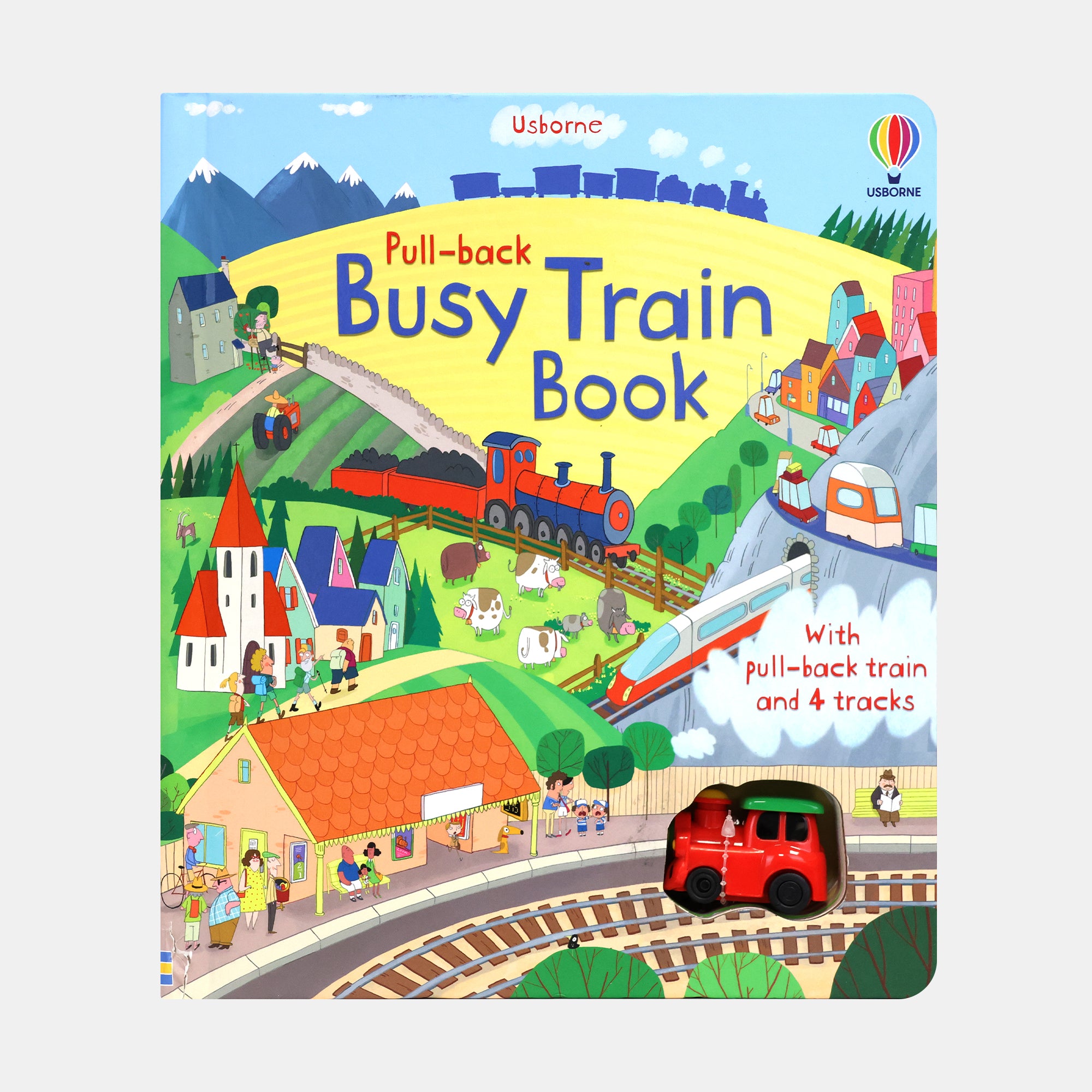 Pull-Back Busy Train Book – BORDERS