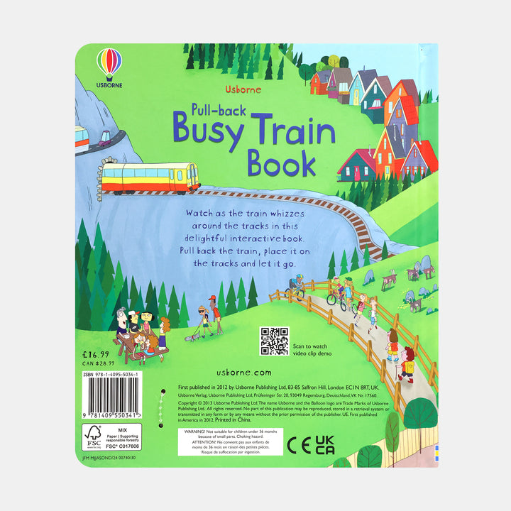 Pull-Back Busy Train Book – BORDERS