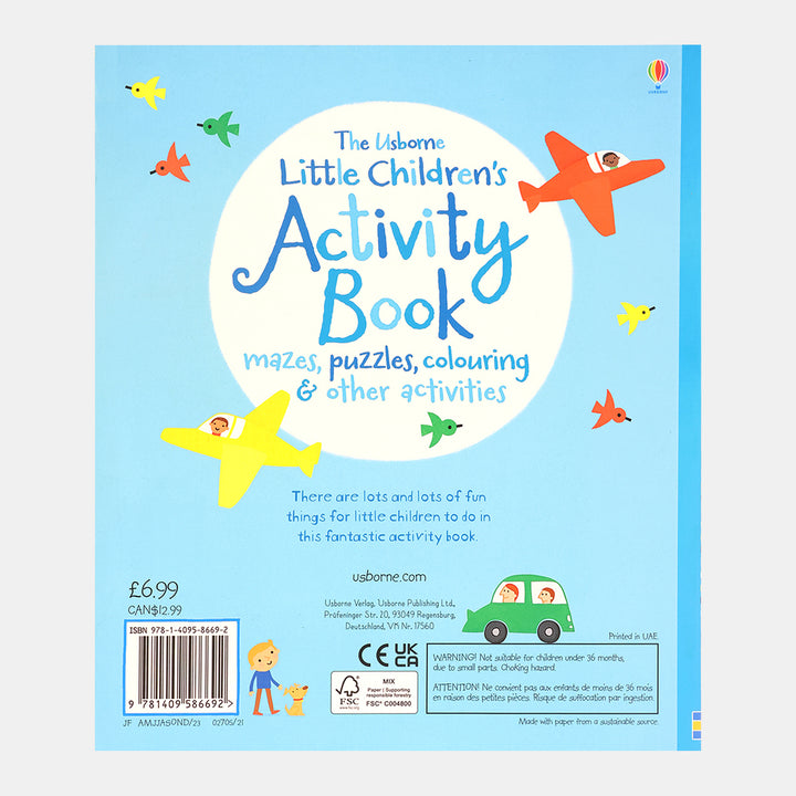 Little Children'S Activity Book Mazes, Puzzles, Colouring & Other Acti ...