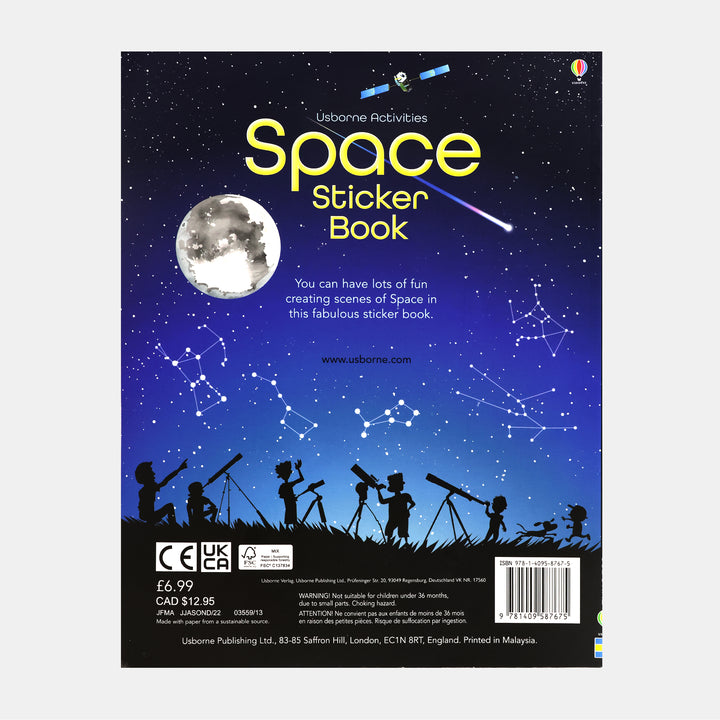 Space Sticker Book – BORDERS