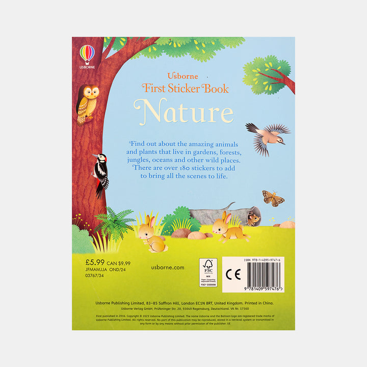 First Sticker Book Nature – BORDERS