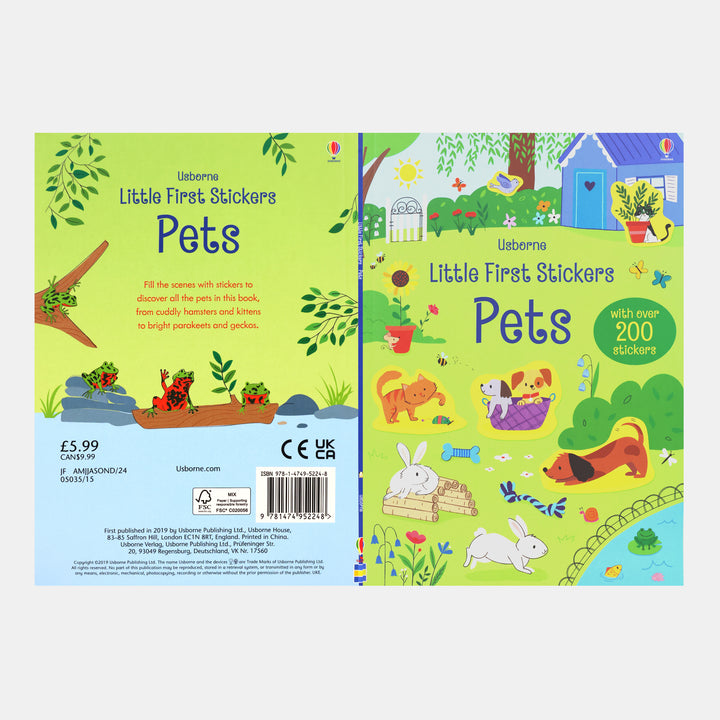 Little First Stickers Pets – BORDERS