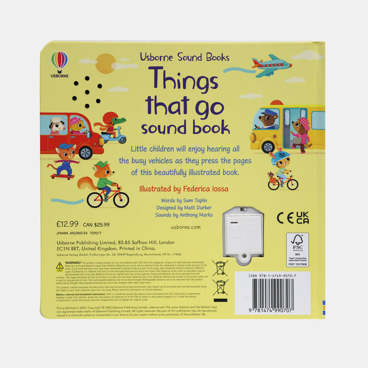 Things That Go Sound Book – BORDERS